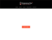 Tablet Screenshot of pregnancyclue.com